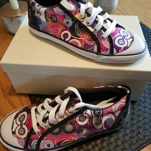 Coach Barrett pop C sneaker (sz 7)